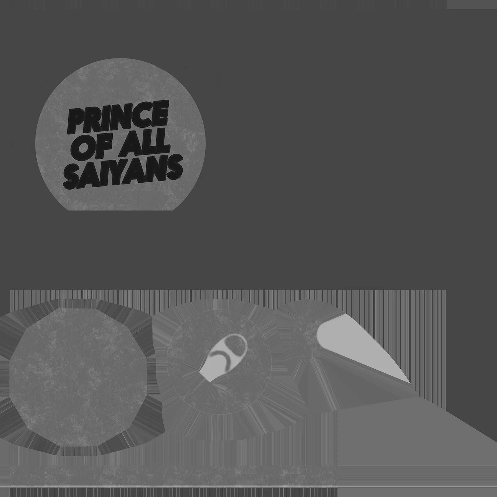 Roughness Map featuring the phrase 'Prince of All Saiyans' in bold typography.